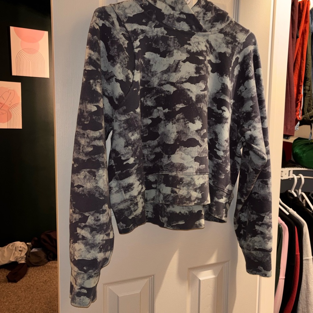 Camouflage Print Hoodie